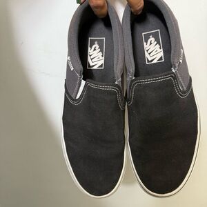 Vans Men's Black Slip-On Shoes